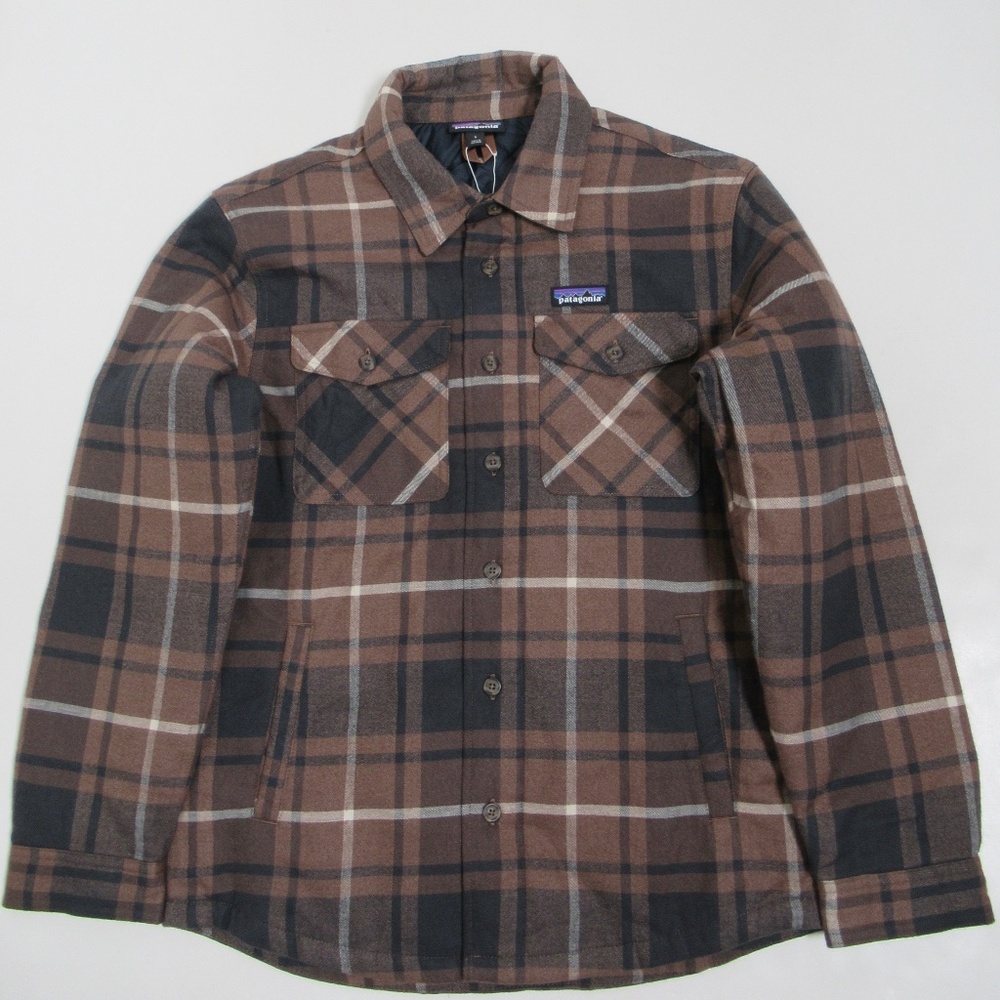 Patagonia Men's Lightweight Insulated Fjord Flannel Shirt OMBN 20386FA24 Size S